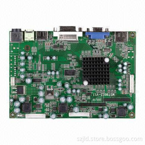 LCD Mainboard for Professional FHD LCD Monitor, 5, 12 or 24V Operating Voltage